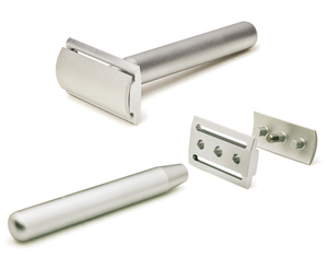Standard Razors - Aluminum Series - Double Edge Safety Razor (Raw Silver)